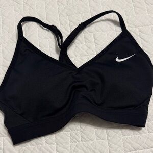 Nike Women's Black and White Sports Bra